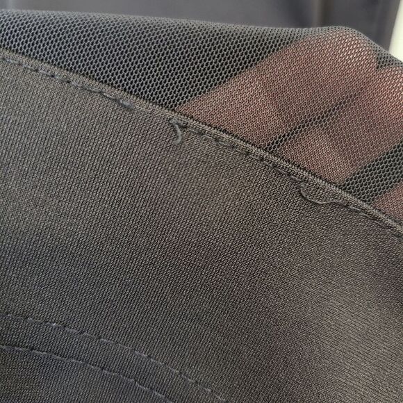 Charlotte Russe Black Long Sleeve Bodycon Sheer Cutout Mini Dress M - Picture 16 of 16